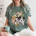 Disney Floral Mickey and Friends Adventure Shirt Disney Lover Gift T shirt Mickey Minnie Donald Daisy Goofy Pluto Vintage Flower Sweatshirt Sweatshirt – Warm & Stylish · Top Pick For Any Outfit