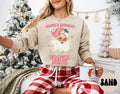 Hospice Nurse Christmas Sweatshirt Hospice Nurse Christmas Gifts Santa Pink Christmas Crewneck Sweater Shirt Women Sweatshirt – Aesthetic Look · Must-Have Style