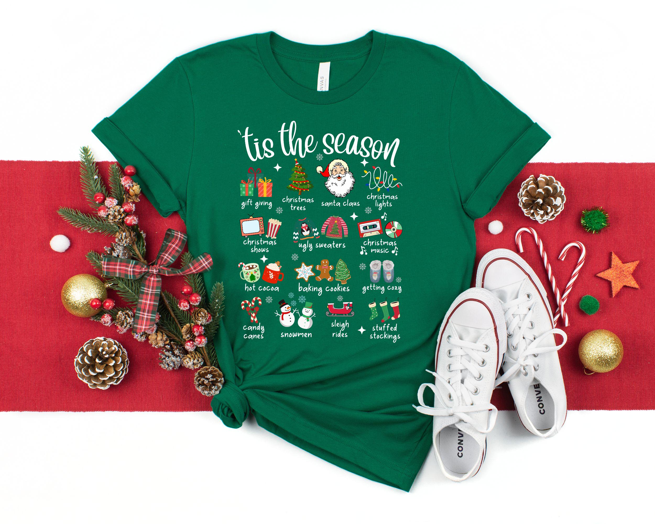 Retro Christmas Sweatshirt Womens Christmas Sweatshirt Holiday Sweater Cute Christmas Sweatshirt Christmas Gift Christmas Doodles Gift Sweatshirt – Easygoing Wear · Trending Graphic Apparel
