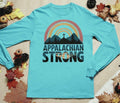 Appalachian Strong Shirt Storm Recovery Tee Blueridge Long Sleeve T Shirt Unisex Top for Hikers Mountain Lovers Gift Graphic Tee – Bold Style · High-Quality Print