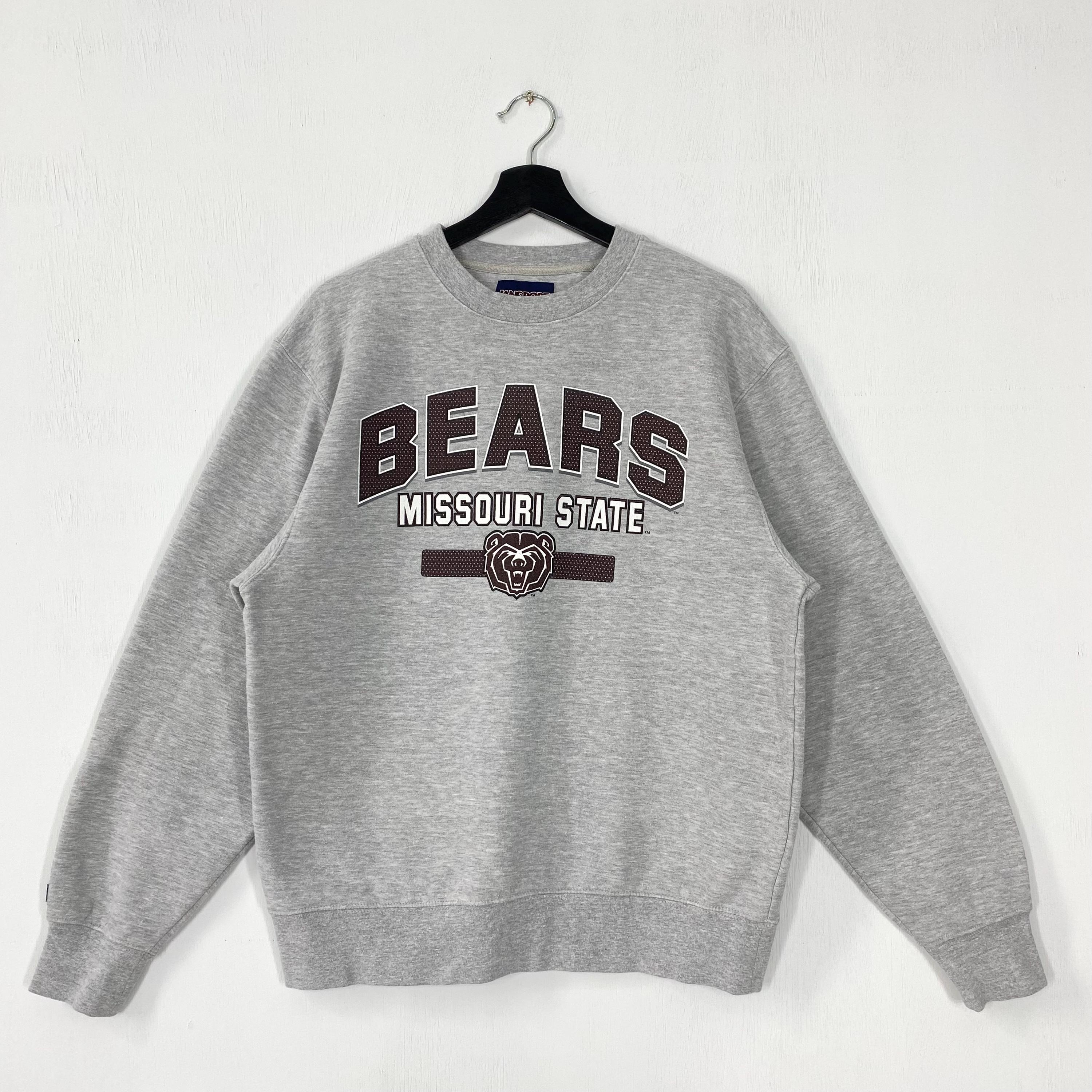 Vintage Missouri State University Sweatshirt Missouri State Crewneck Missouri State Sweater Pullover Missouri State Bears Print Logo Medium Sweatshirt – Bold Style · Top Pick For Any Outfit