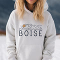 Boise Idaho Hoodie Retro Unisex Boise Hoodie Sweatshirt Personalization Available Hoodie – Fan Favorite · Must-Have Style