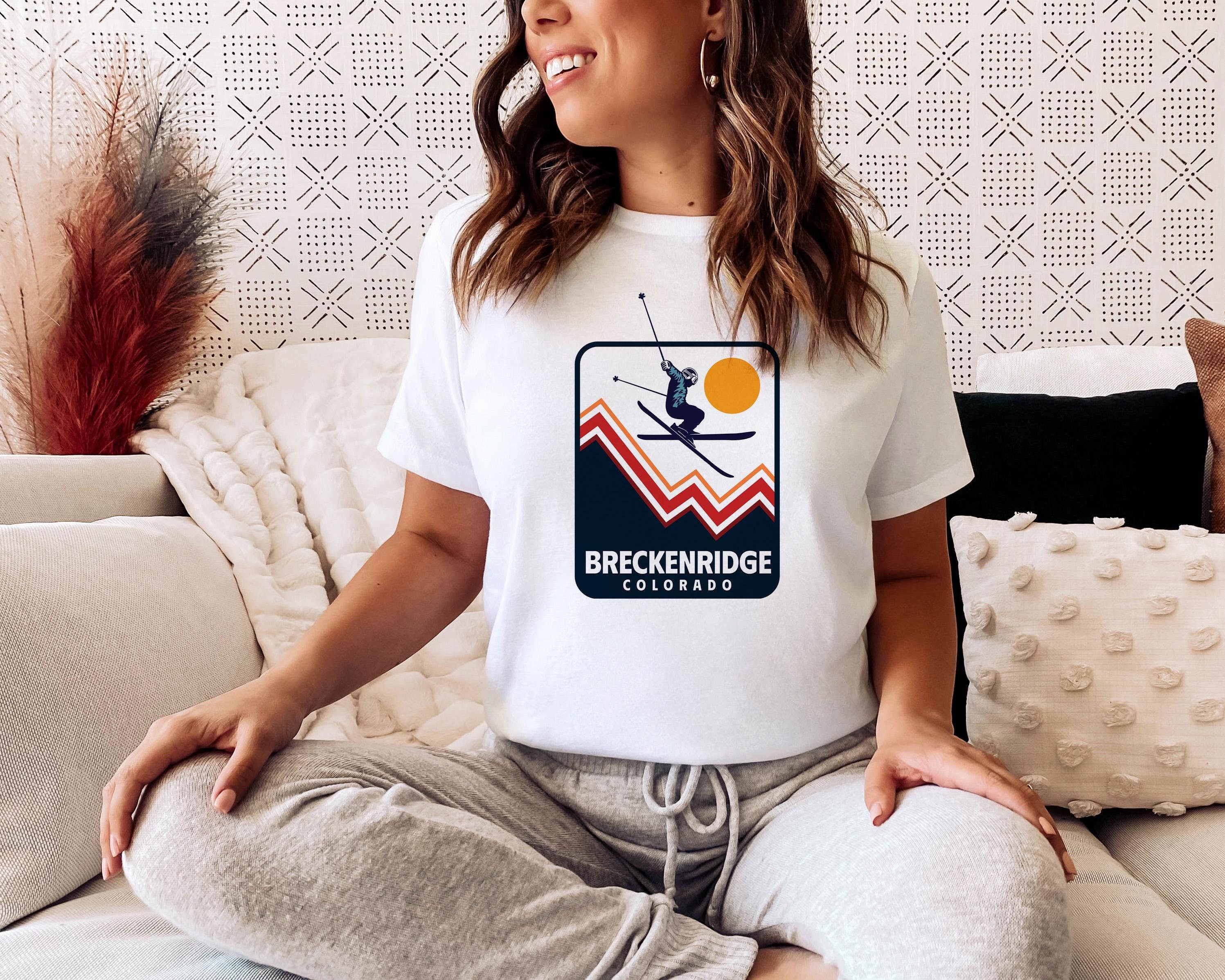 Breckenridge Colorado TShirt Snow Ski Jump Unisex Breckenridge Shirt Personalization Available Graphic Tee – Premium Graphic · Trending Graphic Apparel