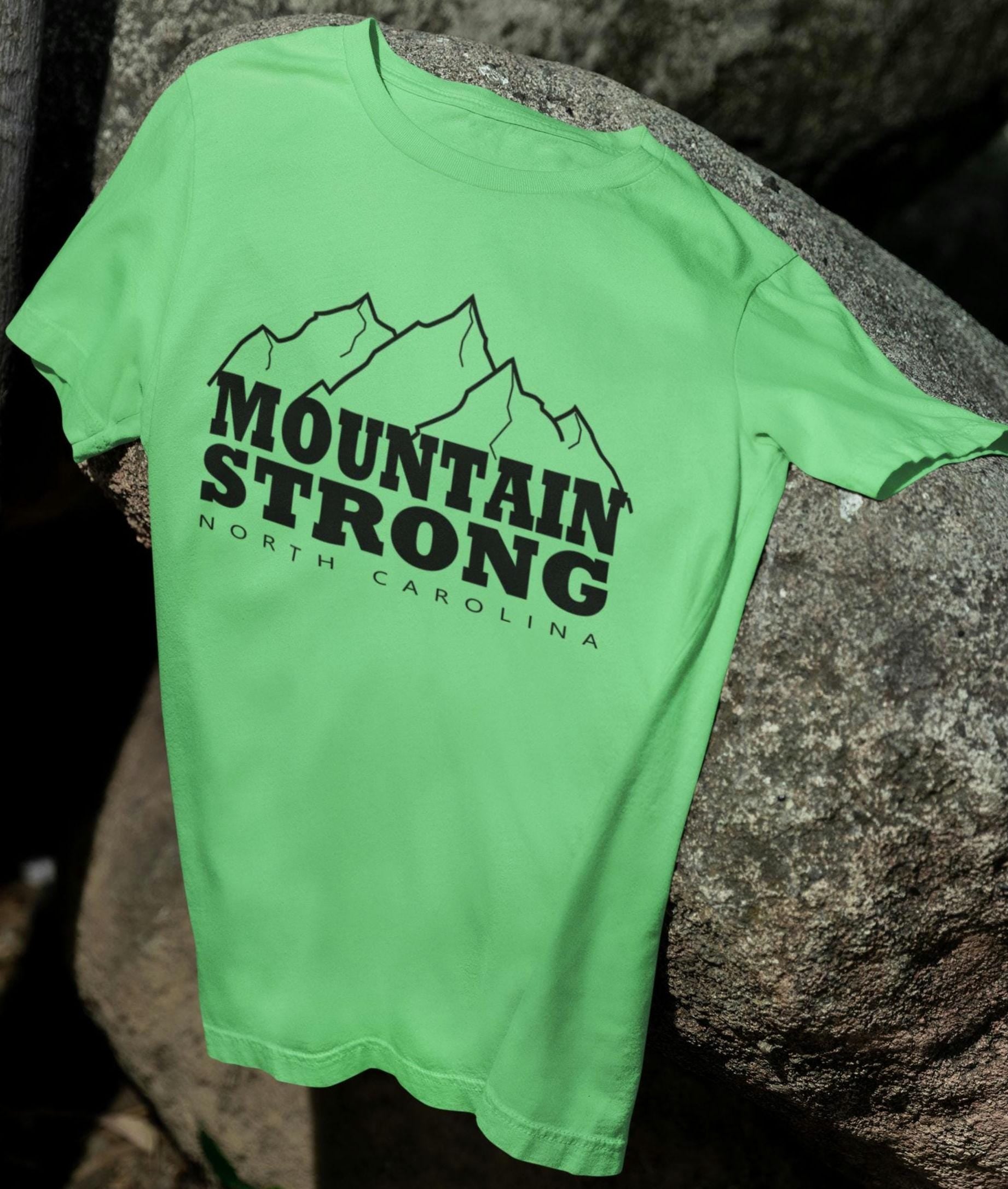 North Carolina Mountain Strong Unisex Tee Nature Lover Gift Hiking Shirt Appalachian Outdoor Adventure Top Mountain Hiking Apparel Graphic Tee – Easygoing Wear · Trending Graphic Apparel