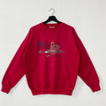 Vintage 90s Outdoor Outfitters Sweatshirt Ducks Crewneck Ducks Sweater Pullover National Wildlife Duck Habitat Print Logo Red Medium Sweatshirt – Feel-Good Design · Perfect For Daily Wear