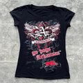 Vintage Y2K Affliction Style Arkansas Razorbacks Hogs Shirt Graphic Tee – Cozy Vibes · Great Gift For Fans