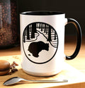 Funny Gift Coffee Mug Funny Novelty Christmas Gift Large Mug 15oz Ceramic Mug Gift Coffee Lovers RV Life Kitchen Decor Camping Mug Graphic Tee – Soft Feel · High-Quality Print