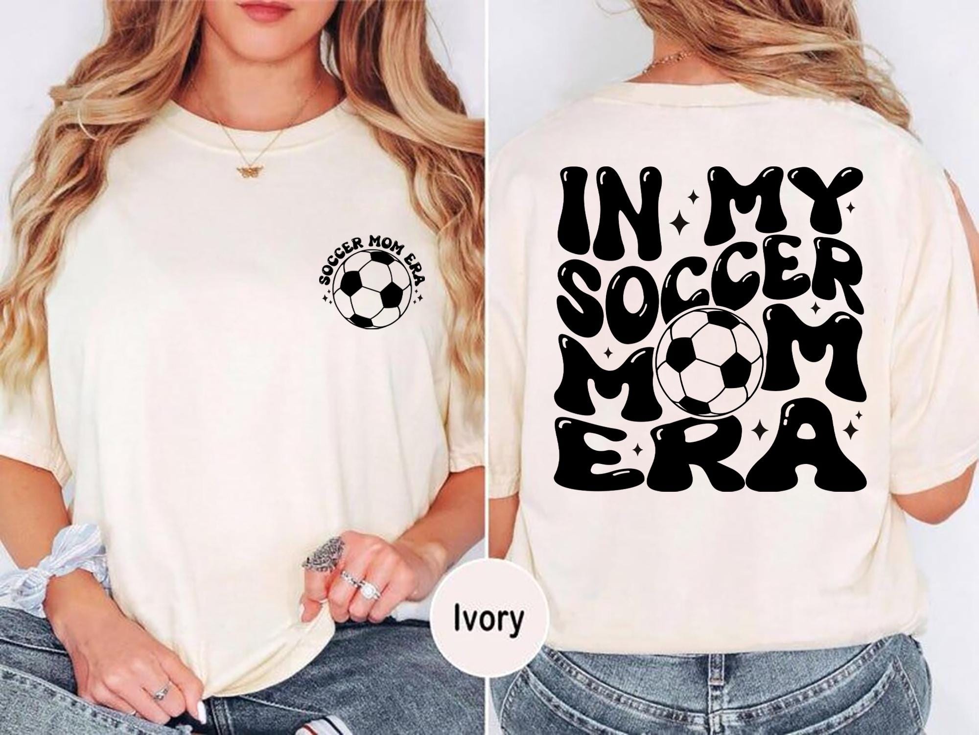 In My Soccer Mom Era Shirt Soccer Mom Sweatshirt Trendy Soccer Mom Gift Custom Soccer Mom T shirt Perfect Soccer Mom Game Day Outfit Sweatshirt – Cozy Vibes · Perfect For Daily Wear