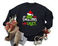 All Your Sweaters Are Ugly Christmas Sweatshirt Christmas Grinch Shirt Retro Movie Sweater Grinchmas Tee Matching Christmas Pajamas Sweatshirt – Fan Favorite · Great Gift For Fans