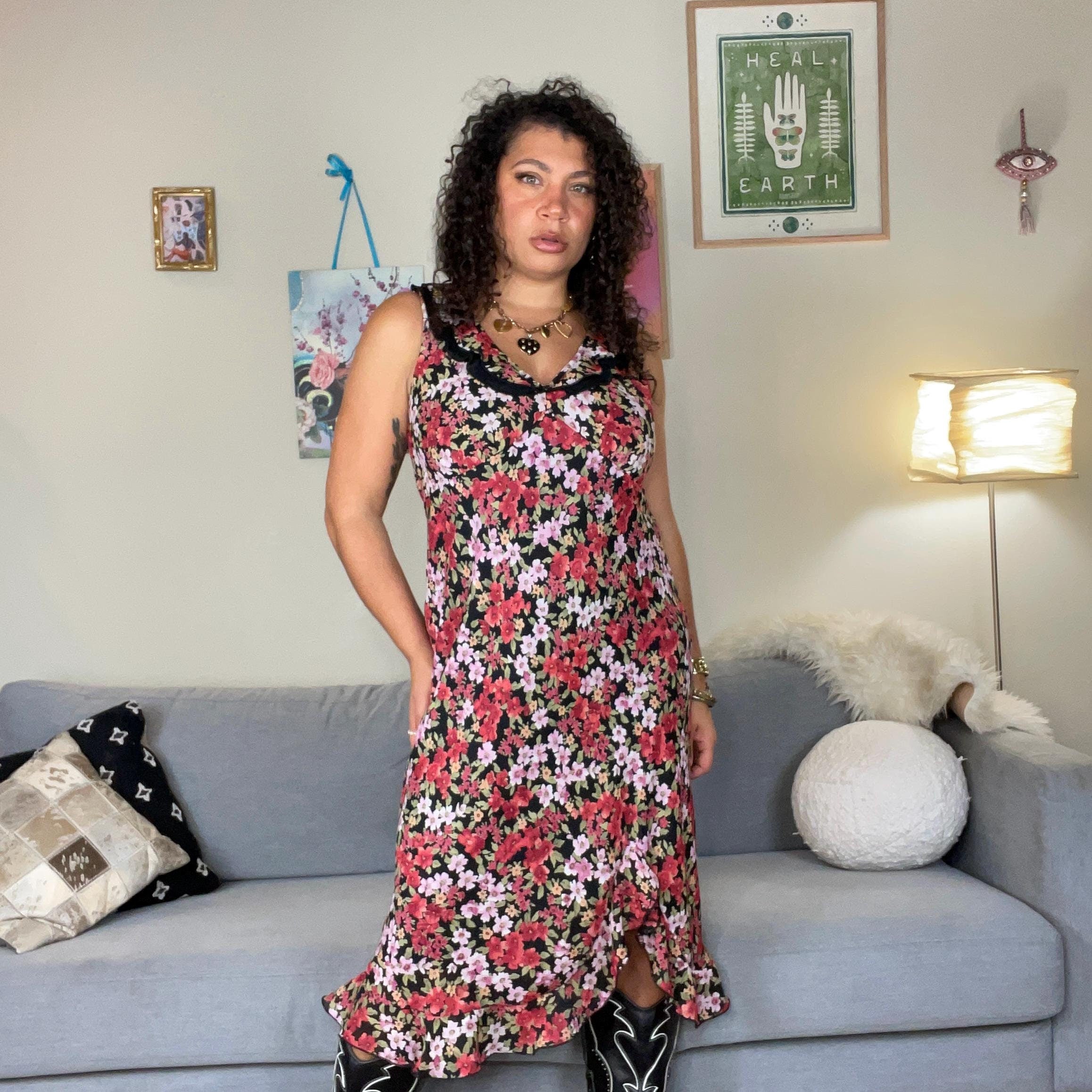 90s vintage floral ruffle fairy dress romantic Graphic Tee – Warm & Stylish · Top Pick For Any Outfit