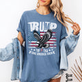 Trump Take America Back 45 47 MAGA Trump President Win Flag Patriotic USA US Political Election Victory Graphic Tee – Everyday Comfort · Perfect For Daily Wear