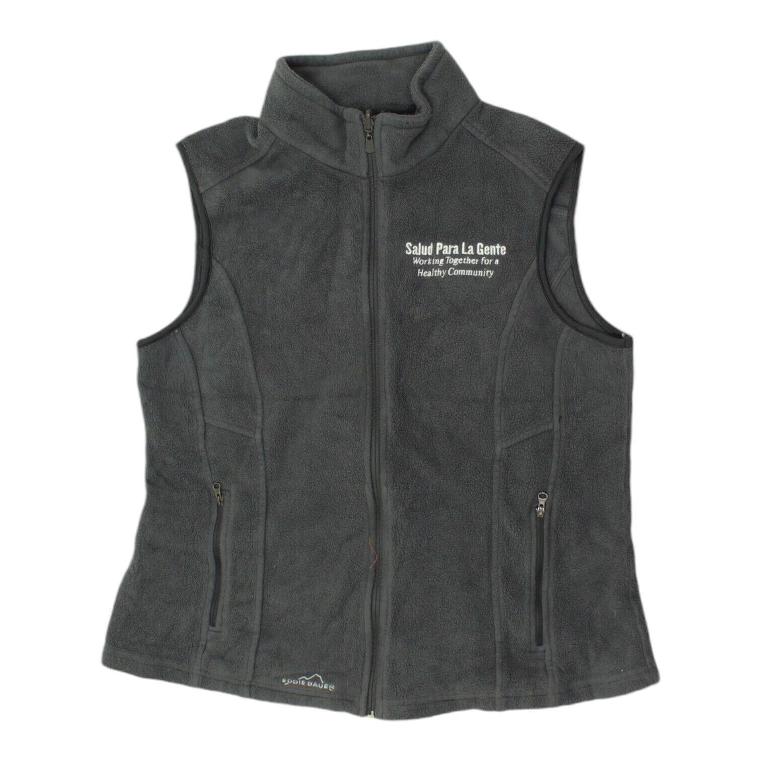 Eddie Bauer Womens Grey Fleece Gilet Sleeveless Workwear Jacket Uniform VTG Graphic Tee – Bold Style · Top Pick For Any Outfit