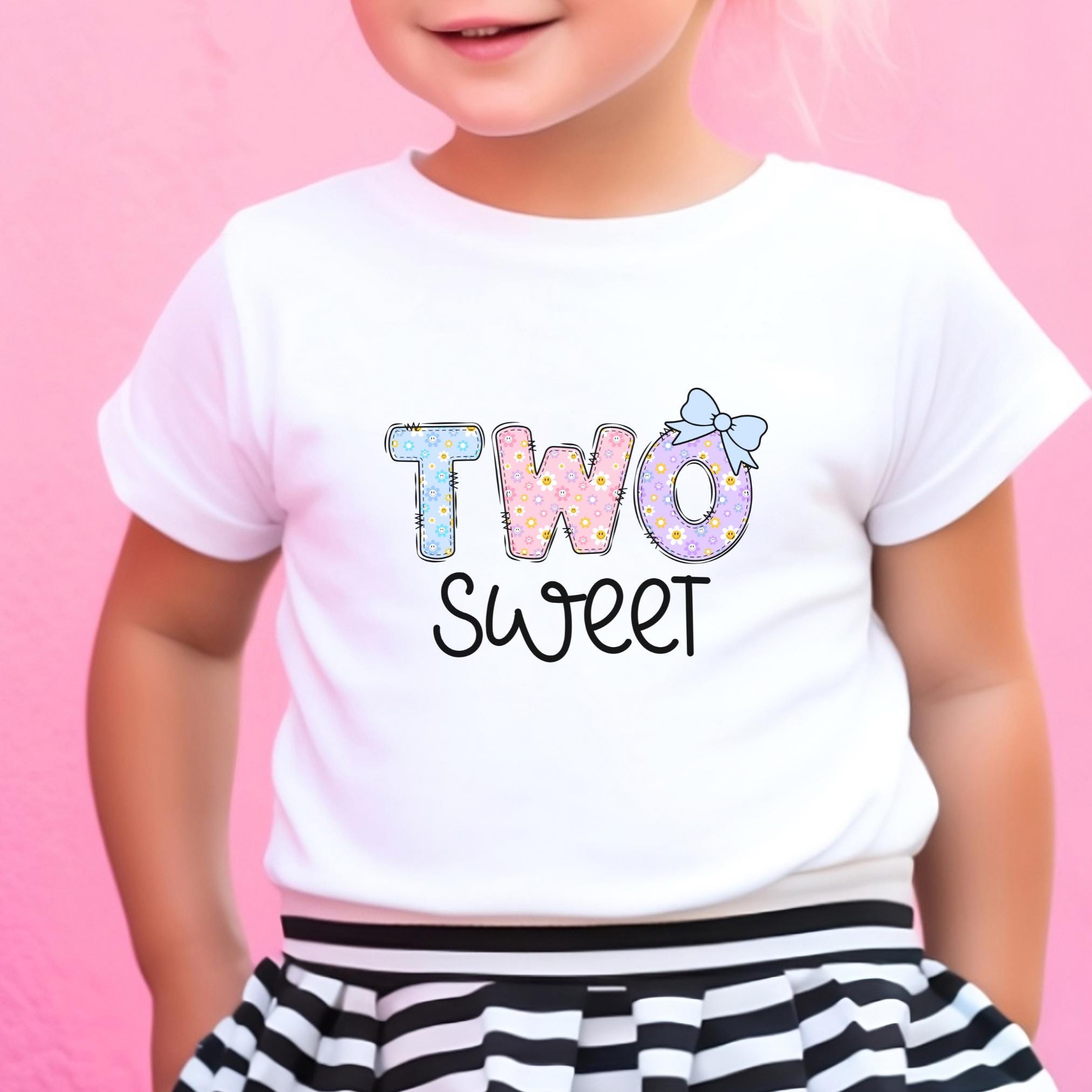 Two Sweet Shirt 2nd Birthday Shirt Second Birthday Party Girls Birthday Shirt Two Birthday Shirt Toddler Tee Cute Birthday Girl Outfit 2nd Graphic Tee – Premium Graphic · High-Quality Print