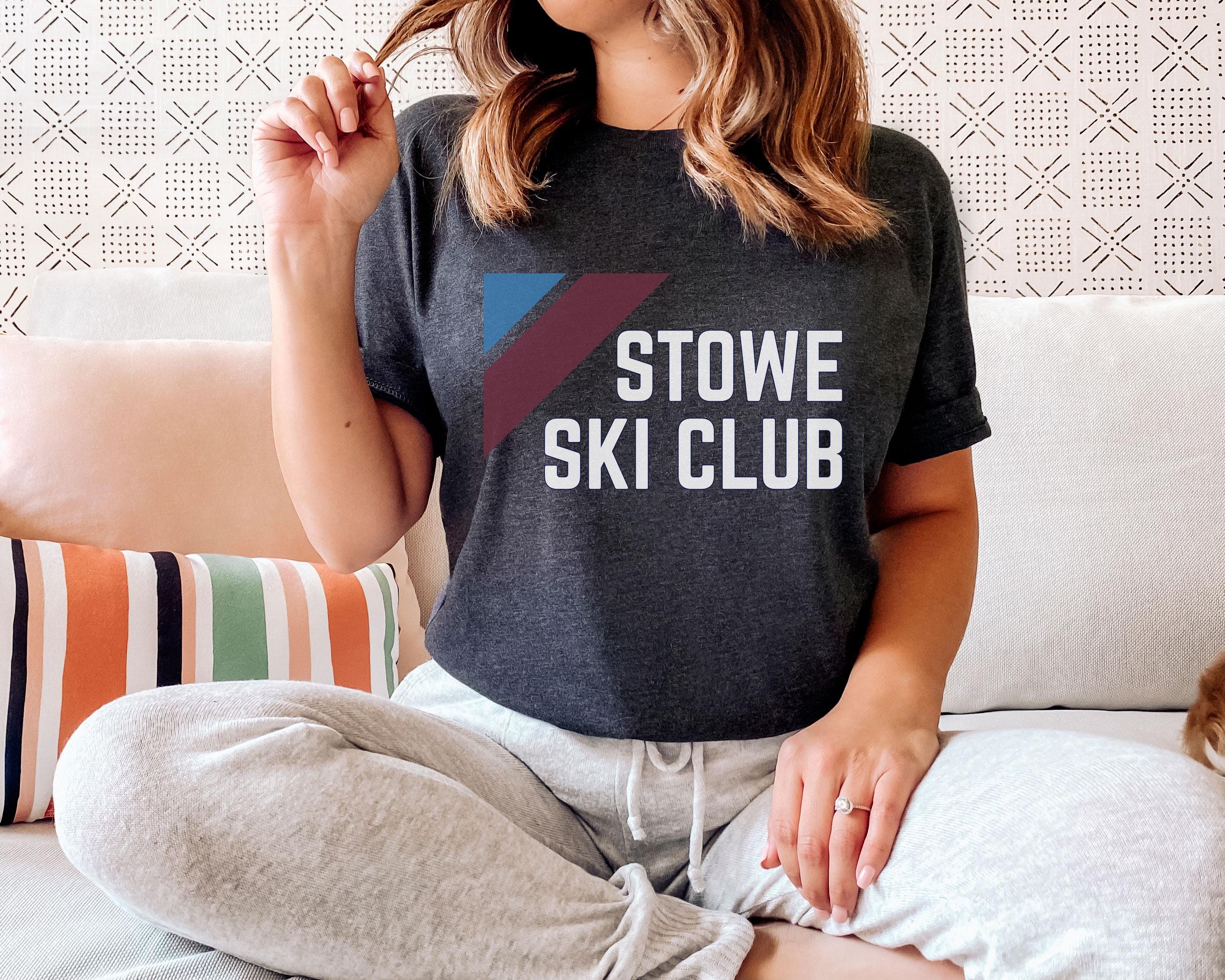 Stowe TShirt Varsity Stowe Vermont Ski Club Tshirt Personalization Available Graphic Tee – Everyday Comfort · Must-Have Style