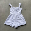 white eyelet romper playsuit size s Graphic Tee – Aesthetic Look · High-Quality Print