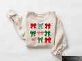 Coquette Christmas Bow Sweatshirt Christmas Coquette Sweater Xmas Holiday Crewneck Funny Christmas Gifts Womens Christmas Shirts Sweatshirt – Fan Favorite · High-Quality Print