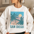 San Diego California Sweatshirt Unisex Retro Beach Crewneck San Diego Sweatshirt Personalization Available Sweatshirt – Easygoing Wear · Trending Graphic Apparel