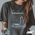 Schrdingers Cat Escape Plan Shirt Funny Physics Cat Tee Geeky Science Gift for Science Lovers Graphic Tee – Aesthetic Look · Great Gift For Fans
