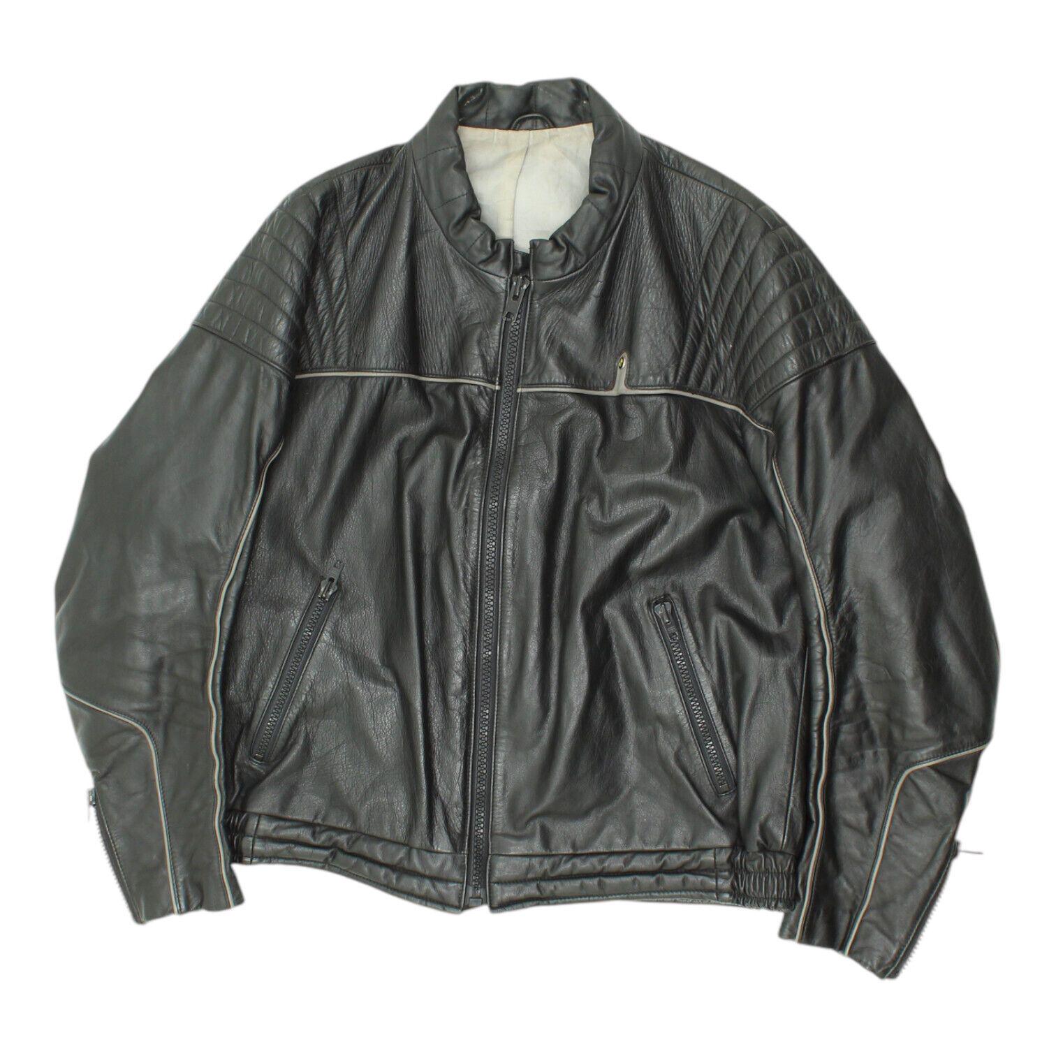BMW Mens Black Leather Motorcycle Jacket Vintage Protective Biker Gear VTG Graphic Tee – Cozy Vibes · Perfect For Daily Wear