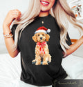 Retro Comfort Golden Doodle Shirt Dog Lover Sweatshirt Xmas Holiday Gifts Christmas Golden Doodle Shirt Dog Christmas Shirt Dog Mom Tee Sweatshirt – Aesthetic Look · Top Pick For Any Outfit