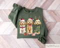 Comfort Christmas Dog Sweatshirt Christmas Goldendoodle Shirt Doodle Mom Crewneck Goldendoodle Mom Tee Christmas Dog Lover Gift Sweatshirt – Everyday Comfort · High-Quality Print