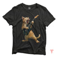 Funny Orange Tabby Cat Rocking Out Guitar T Shirt Cat Playing Guitar and Singing Tee Cat Lover Shirt Guitar Player Shirt Graphic Tee – Easygoing Wear · Must-Have Style