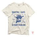 Funny Raccoon Space Shirt Houston I Have So Many Problems Cute Astronaut Raccoon Tee Sci Fi Humor Gift Space Lover Apparel Graphic Tee – Everyday Comfort · High-Quality Print