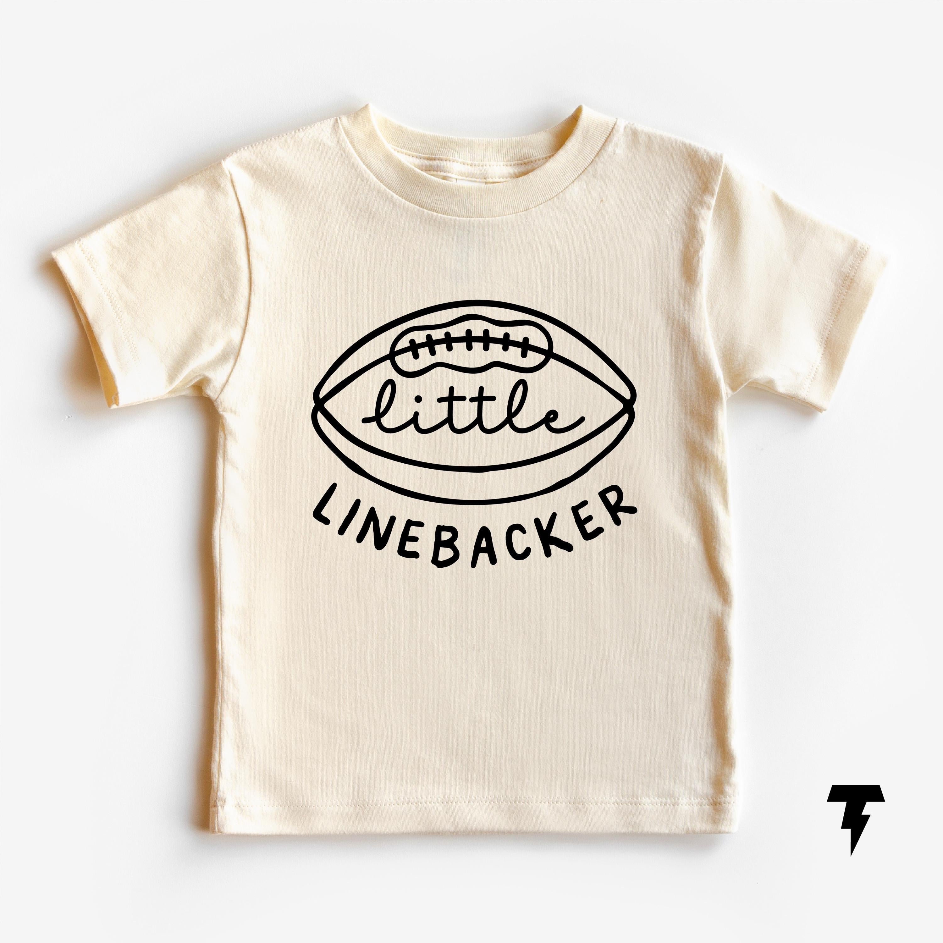 Little Linebacker Toddler Shirt Funny Football Shirt Game Day Toddler Tee Kid Football Shirt Sports Toddler Shirt Shirt for Boys Graphic Tee – Bold Style · Top Pick For Any Outfit