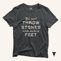 Can39t Throw Stones While Washing Feet Funny Christian Shirt Faith Based Tee Forgiveness Bible Verse Shirt Christian Gift Jesus Message Graphic Tee – Fan Favorite · Top Pick For Any Outfit