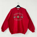 Vintage University Wisconsin Sweatshirt University Wisconsin Crewneck Wisconsin Sweater Pullover Wisconsin Badgers Print Logo Red XLarge Sweatshirt – Warm & Stylish · Perfect For Daily Wear