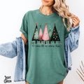 Christian Christmas Shirt Boho Christmas Trees Oh Come Let Us Adore Him Nativity Faith Jesus Gift Graphic Tee – Bold Style · Great Gift For Fans