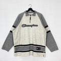 Vintage 90s Champion Sweatshirt Champion Crewneck Champion Sweater Pullover Streetwear Champion Script Reverse Weave Patch Logo Grey XLarge Sweatshirt – Cozy Vibes · High-Quality Print