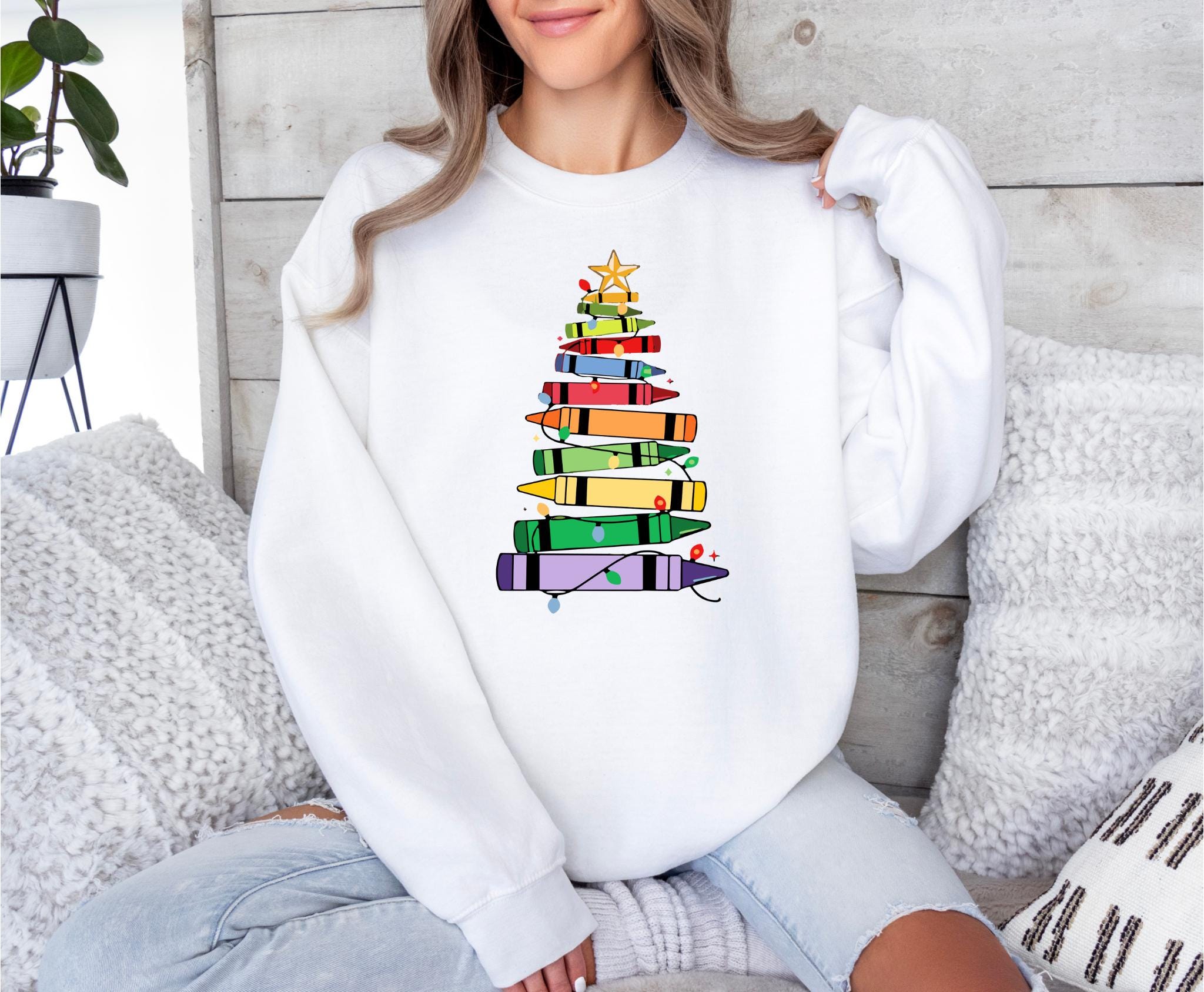Christmas Teacher Sweatshirt Christmas Gift For Teacher Teaching Tee Teachers Day Christmas Sweatshirt Trendy shirtsTeacher shirt Sweatshirt – Warm & Stylish · Perfect For Daily Wear