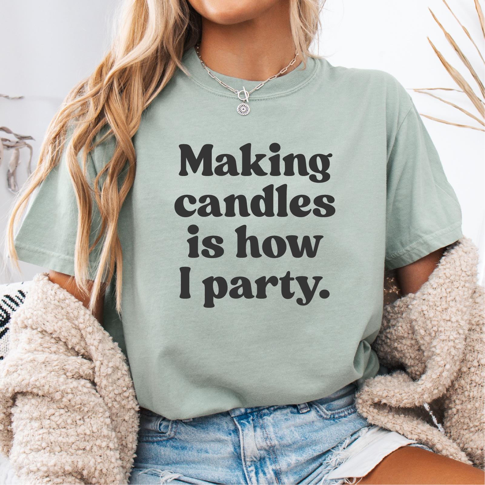 Making Candles is How I Party Shirt Candle Making Shirt Candle Maker Candle Crafting Candle Making Gift DIY Craft Shirt Candle Creator Graphic Tee – Feel-Good Design · Top Pick For Any Outfit