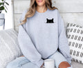 Cat Sweatshirt Cute Cat Sweatshirt Black Cat Shirt Cat39s mom Sweatshirt Women39s Cute Sweatshirt Trendy Sweatshirt Cat lover gift Sweatshirt – Premium Graphic · Great Gift For Fans