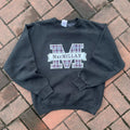 Vintage Y2K Fruit Of The Loom Tag McMillan Spellout Big Logo Embroidered Sweatshirt Pullover Crewneck Sweater Michigan Colour Black Size M Sweatshirt – Warm & Stylish · Must-Have Style