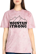 Mountain Strong Unisex T Shirt Color Blast Tee Mountain Graphic Shirt Outdoor Adventure Clothing Mountain Lover Gift Tee Graphic Tee – Everyday Comfort · Trending Graphic Apparel