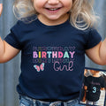 Butterfly Birthday Shirt Toddler Girls Birthday Shirt Personalized Birthday Girl Tee Butterfly T Shirt Custom Gift for 3 Year Old Girl Cute Graphic Tee – Warm & Stylish · Great Gift For Fans