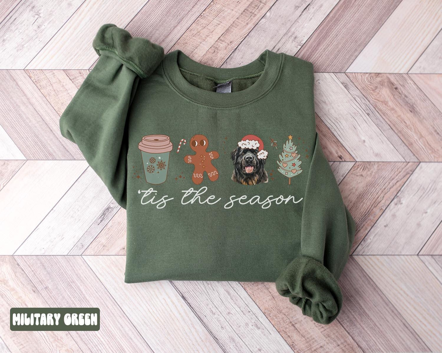 Newfoundland Dog Mom Christmas Sweatshirt Newfoundland Christmas Gifts Newfoundland Christmas Crewneck Sweater Shirt Women Sweatshirt – Bold Style · Must-Have Style