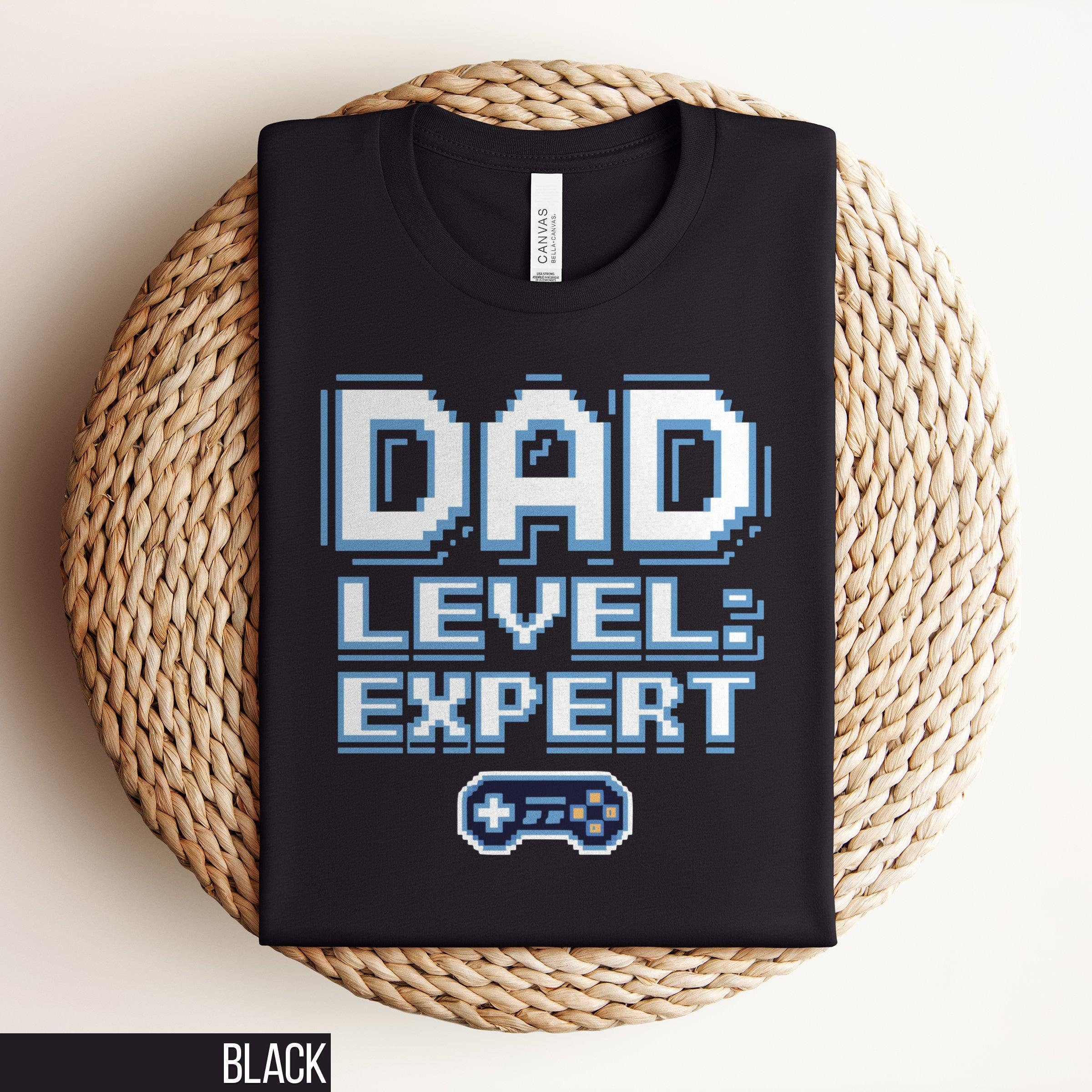 Retro Gamer Dad Shirt Fathers Day Gaming Tee Funny Dad Shirt Gamer Dad Tee Video Game Dad Tshirt Dad Level Expert Shirt Dad Life Tee Graphic Tee – Premium Graphic · Perfect For Daily Wear