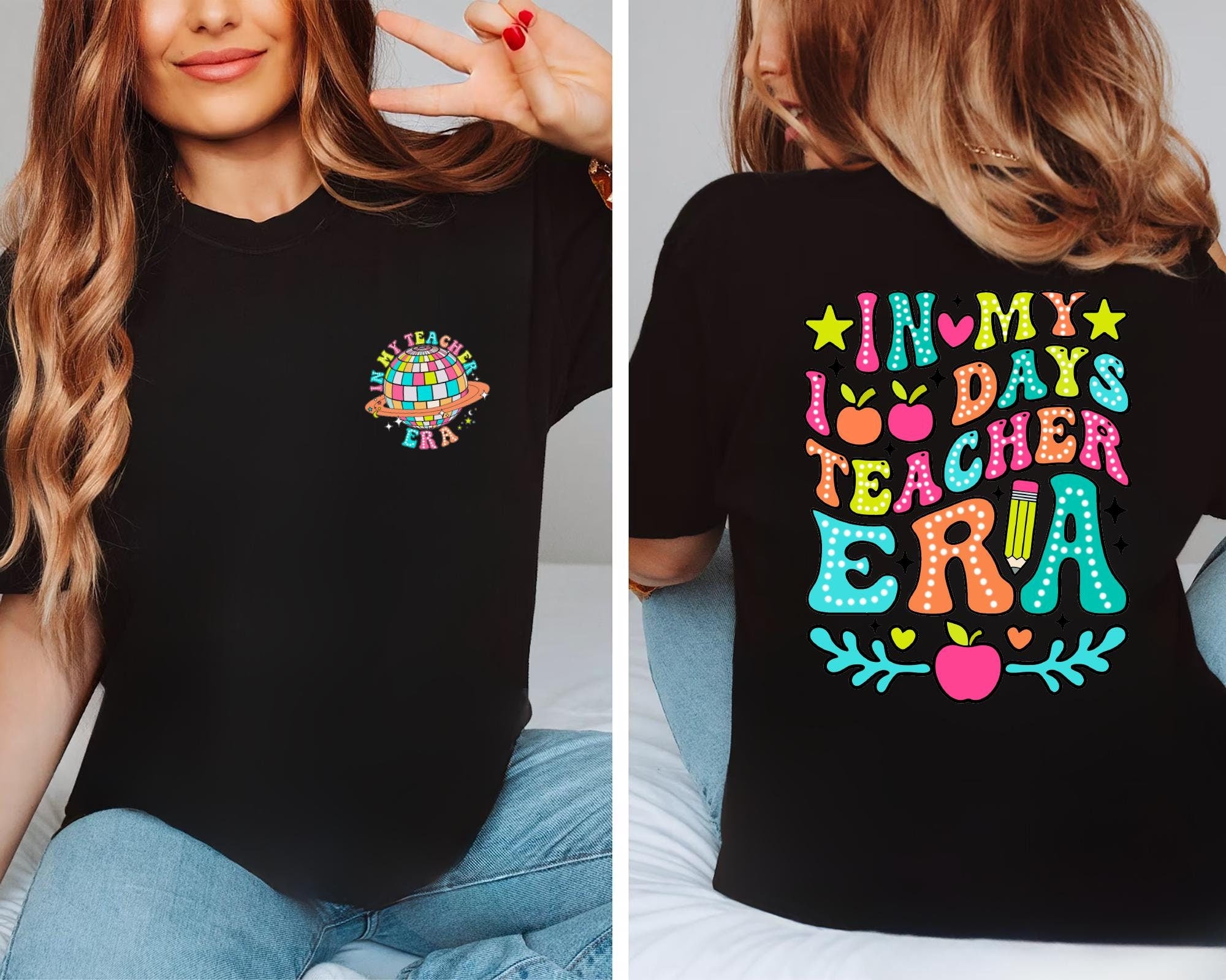 In My 100 days Of School Era Sweatshirt 100 Days of School Teacher In My Teacher Era Sweatshirt Teacher Era Shirt 100 Days of School Tee Sweatshirt – Feel-Good Design · Top Pick For Any Outfit