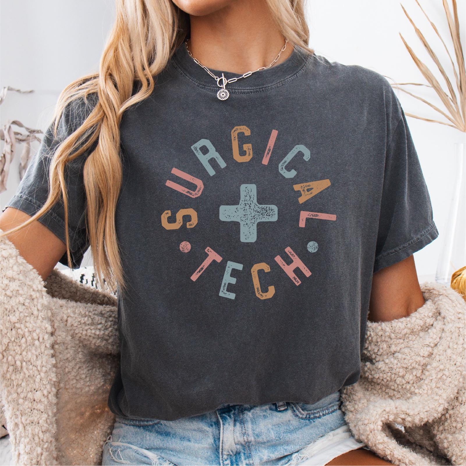 Surgical Tech Shirt Medical Professional Operating Room Tee Surgical Technologist Medical Field Healthcare Worker Technologist Gift Graphic Tee – Aesthetic Look · Must-Have Style