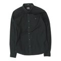 Diesel Mens Black Button Down Collar Shirt Vintage High End Designer Formal Graphic Tee – Warm & Stylish · High-Quality Print