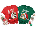 Double Trouble Chip N Dale Christmas SweatshirtChristmas Couples Matching T ShirtDisney Chip And Dale In Red Christmas Hat TeeDisney Gift Sweatshirt – Bold Style · Top Pick For Any Outfit