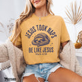 Christian Jesus Took Naps Be Like Jesus Funny Sloth Y2K Meme Funny Trendy Faith Bible Verse Retro 9039s Gift Graphic Tee – Aesthetic Look · Trending Graphic Apparel