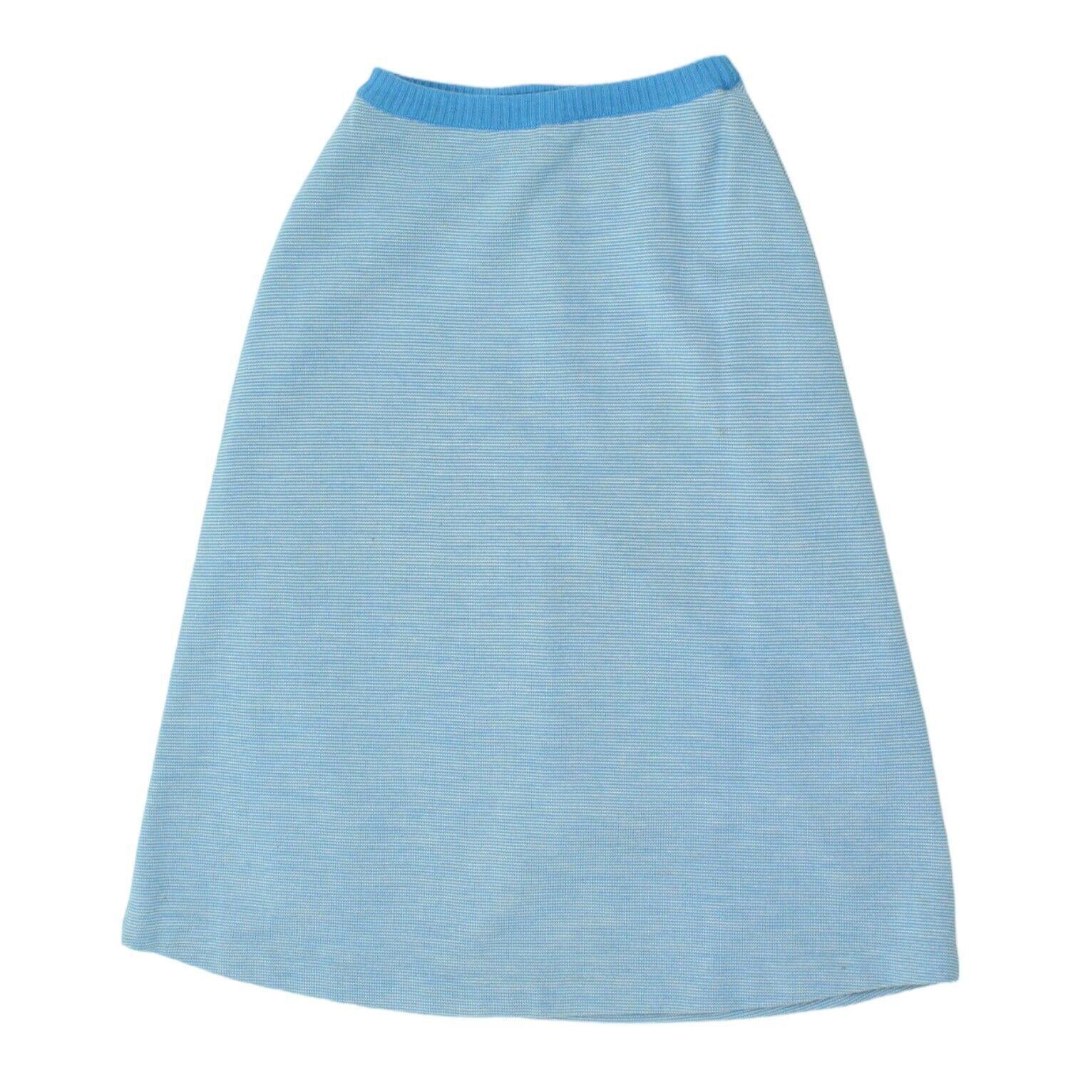 Mamut Womens Blue Cotton Acrylic Knit Midi Skirt Vintage High End Designer VTG Graphic Tee – Cozy Vibes · Must-Have Style