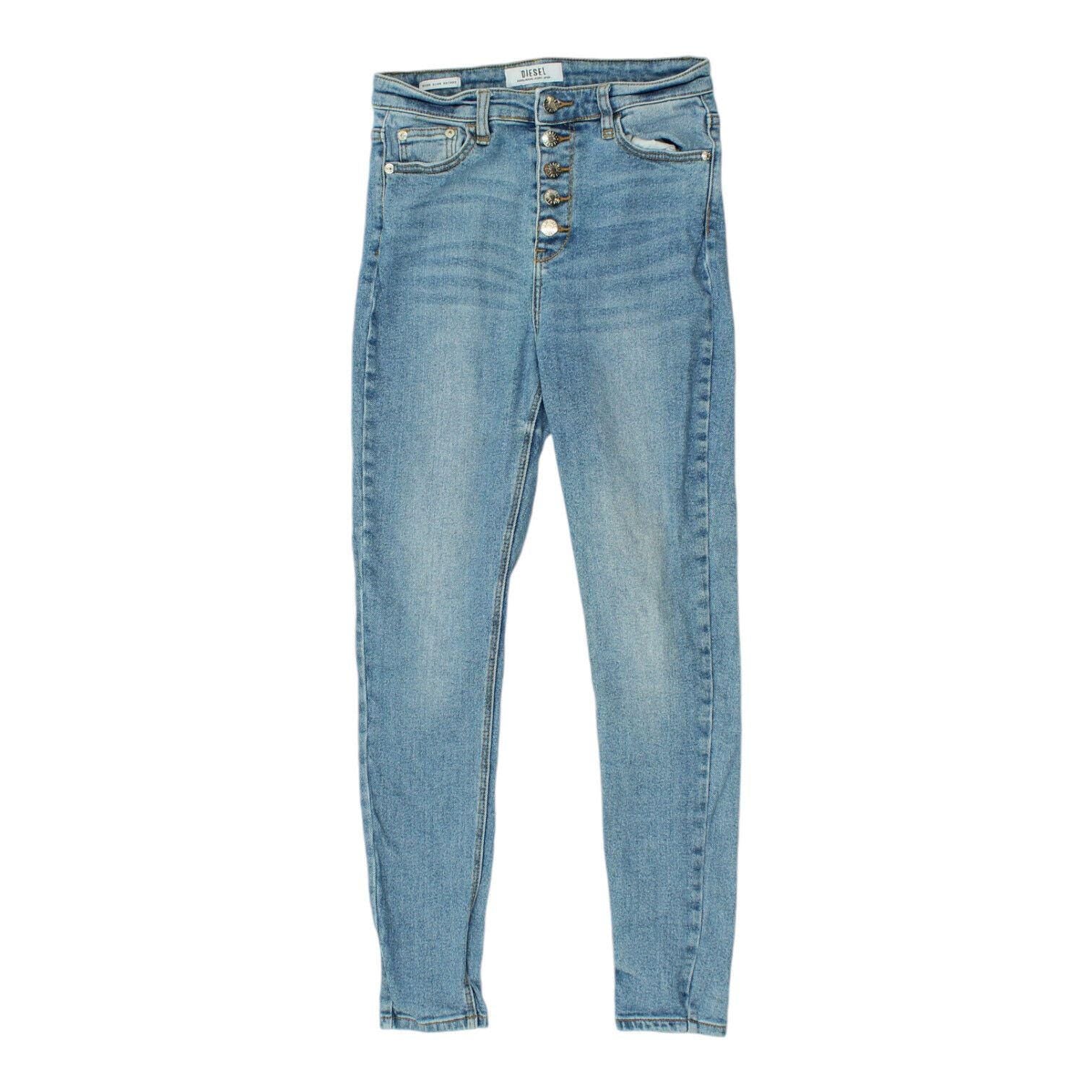 Diesel Womens Blue High Rise Skinny Jeans Vintage Luxury Designer Denim VTG Graphic Tee – Premium Graphic · Must-Have Style