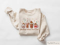 Christmas Coffee Cake Sweatshirt Christmas Coffee Lover T shirt Christmas Gift For Women Peppermint Latte Sweatshirt Christmas Gift Sweatshirt – Bold Style · Perfect For Daily Wear