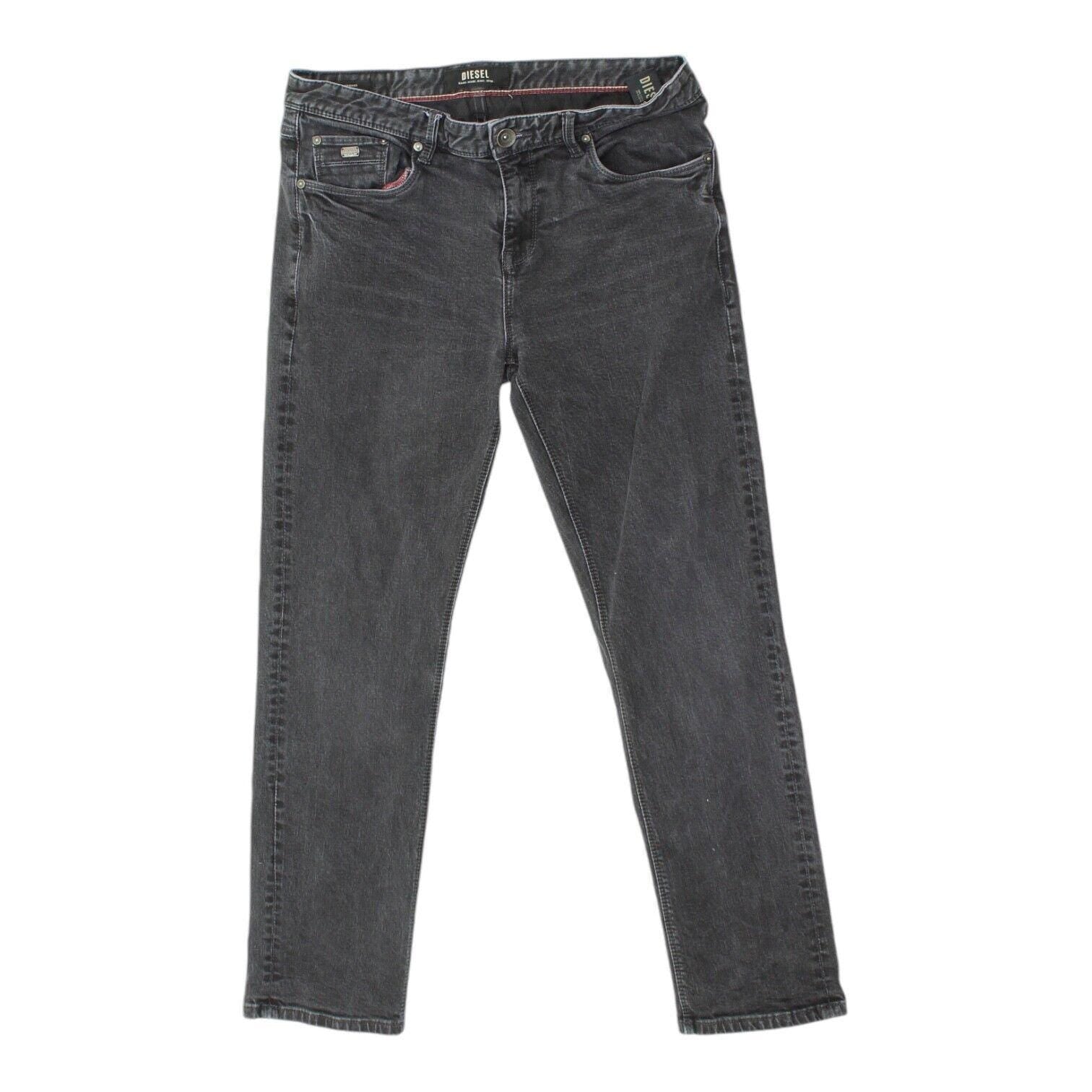Diesel Mens Black Tapered Leg Jeans Vintage Designer Denim Trousers VTG Graphic Tee – Fan Favorite · Must-Have Style