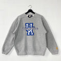 Vintage 90s University Kentucky Sweatshirt Kentucky Crewneck University Kentucky Sweater Pullover Kentucky Wildcats Print Logo Grey Medium Sweatshirt – Cozy Vibes · Must-Have Style